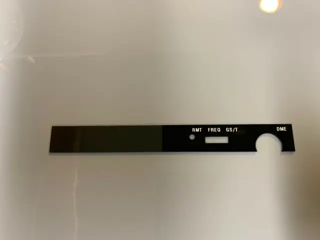 New DME front glass