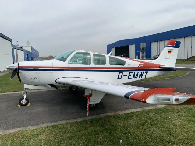 Beechcraft F33A Bonanza on the ramp