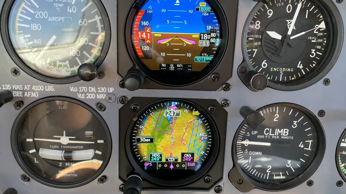 Malibu panel with the new GI 275 instruments