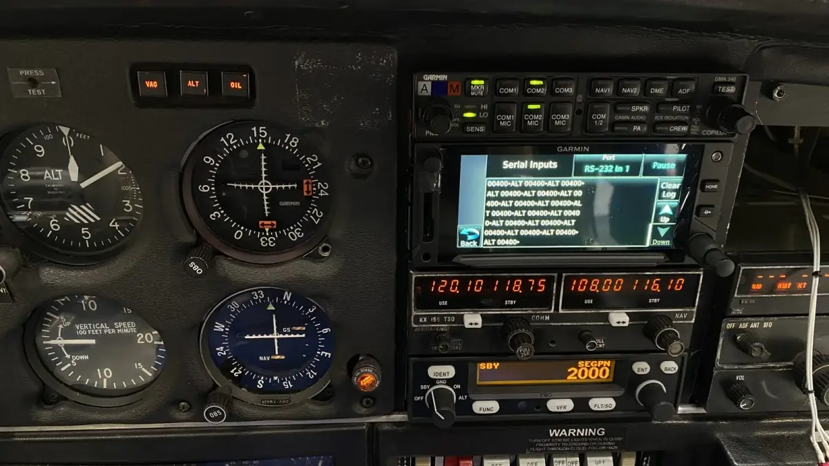 GTN 650Xi installed in the Warrior II panel