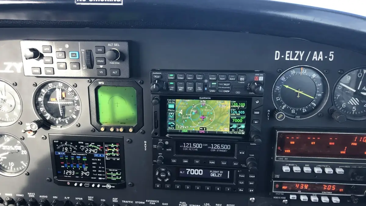 Finished Tiger panel with dual G5 and GTN 650Xi