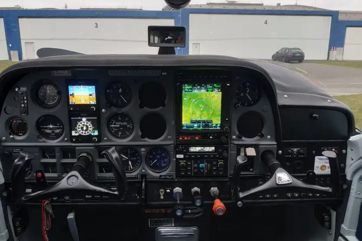 Cessna F177RG Cardinal RG panel after the upgrade with Garmin GTN 750
