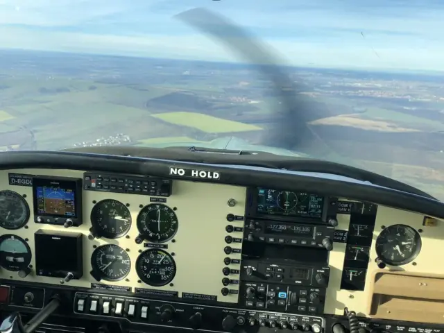New panel in flight