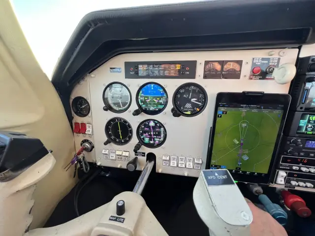 New panel in flight