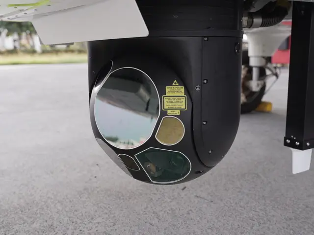 EO/IR sensor turret mounted under a special-mission aircraft