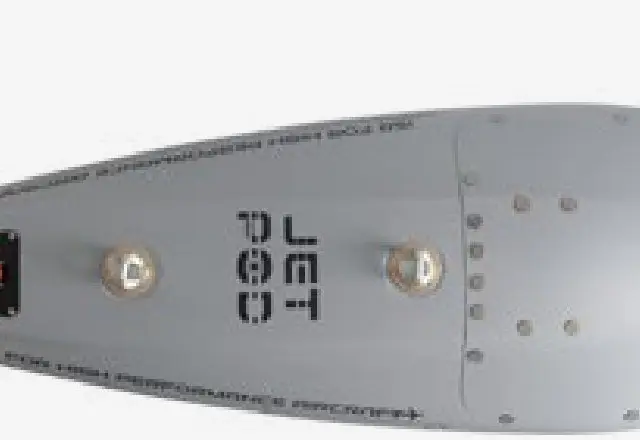 JETPOD ISR pod seen from above with the mounting lugs