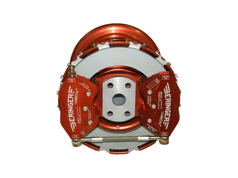 Wheel and brake kit with twin calipers