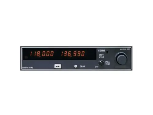 Panel-mounted COMM unit with red display