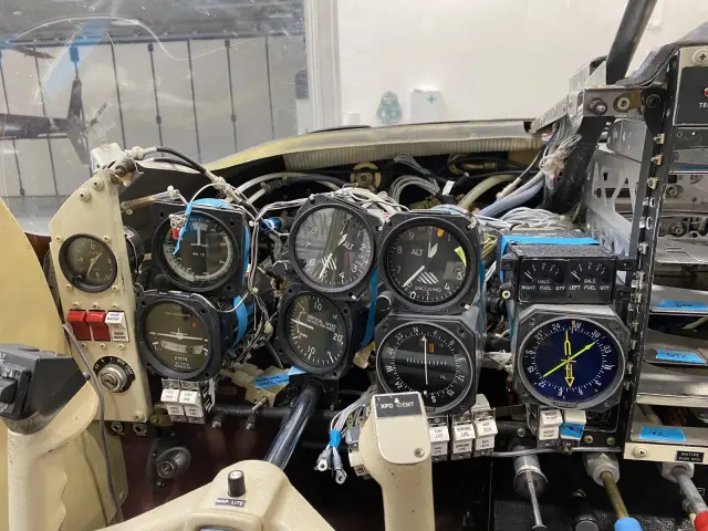 Old instruments removed during the conversion